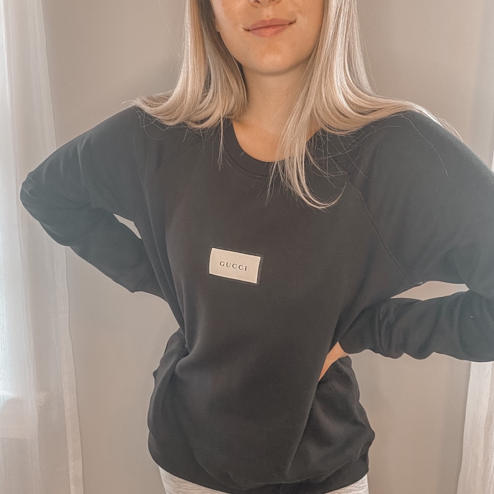 Custom GG Crew neck Black